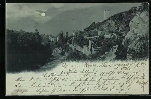 Mondschein-AK Meran, Panorama