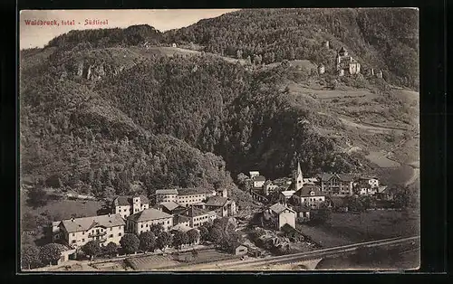 AK Waidbruck, Totalansicht mit Kirche