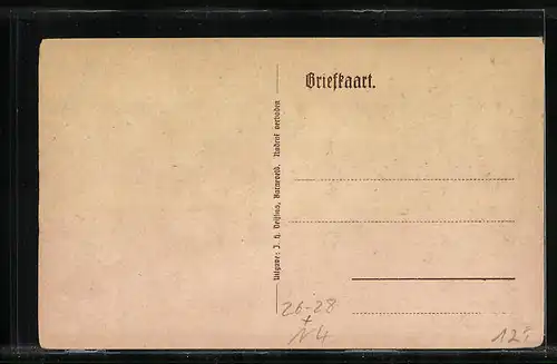 Steindruck-AK Barneveld, Amersfoortsche Straat