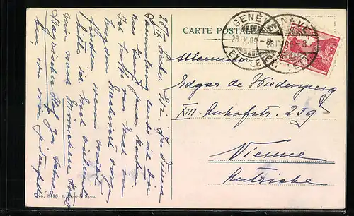 AK Genève, Quai des Eaux-Vives