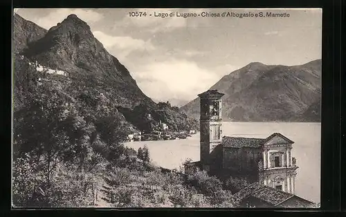 AK Lugano, Chiesa d`Albogsion e S. Mamette, Lago di Lugano
