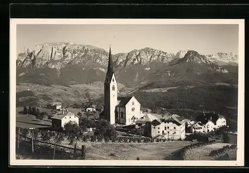 AK Unterinn, Ortspartie mit Kirche