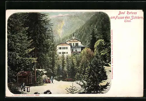 AK Seis a. Schlern, Bad Ratzes am Fuse des Schlern