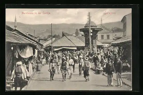AK Sarajevo, Marktszene in der Carsija