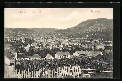 AK Sarajevo, Panoramaansicht von Gorica