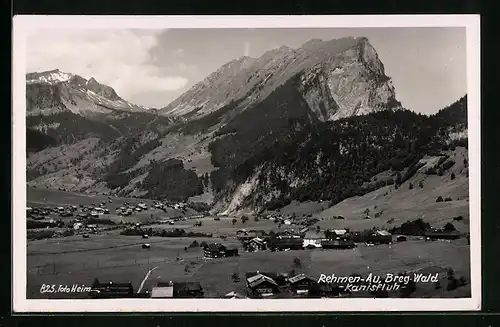 AK Rehmen-Au im Breg. Wald, Talpanoramamit Kanisfluh