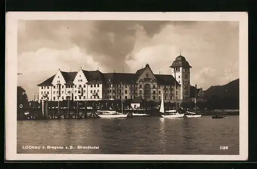 AK Lochau b. Bregenz, Blick auf das Strandhotel