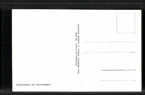 AK Feldkirch, Generalansicht mit der Gurtisspitze, auf dem Marktplatz, Fliegeraufnahme der Stadt, das Rathaus