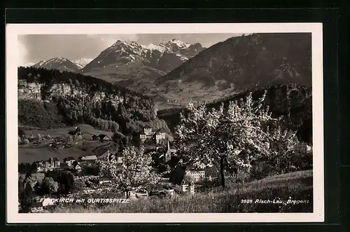 AK Feldkirch, Totale mit der Gurtisspitze
