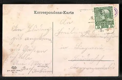 AK Bludenz, Generalansicht mit Scesaplana