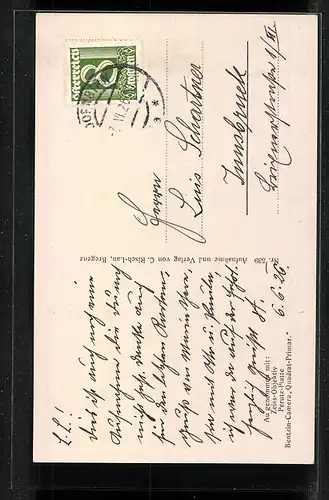 AK Hörbranz, Landschaftspanorama vom Wald aus