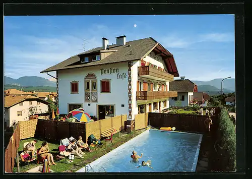 AK St. Michael - Eppan, Pension Cafe Tiroler Hof, Gäste am Pool