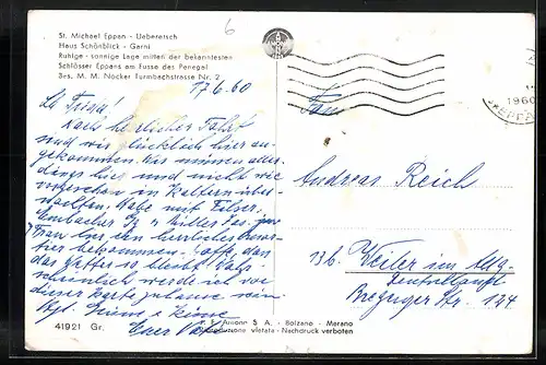 AK St. Michael - Eppan, am Haus Schönblick