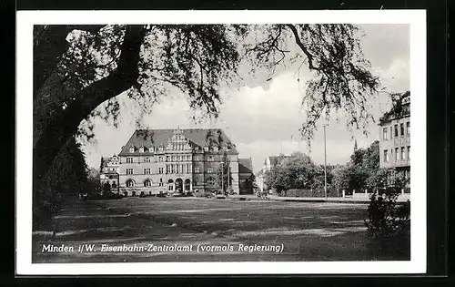 AK Minden i. W., das Eisenbahn - Zentralamt