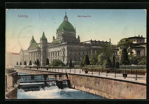AK Leipzig, Schleuse vor dem Reichsgericht