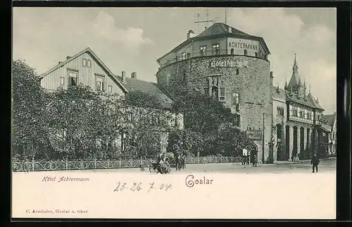 AK Goslar, das Hotel Achtermann