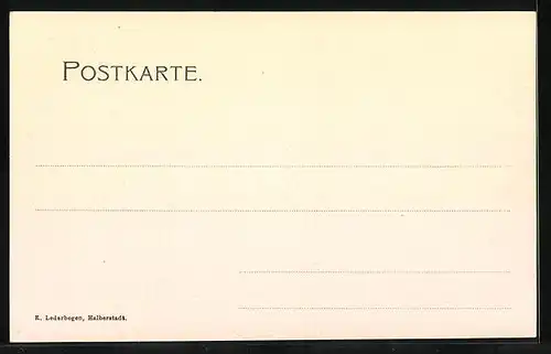 AK Goslar a. H., Partie am Marktbecken