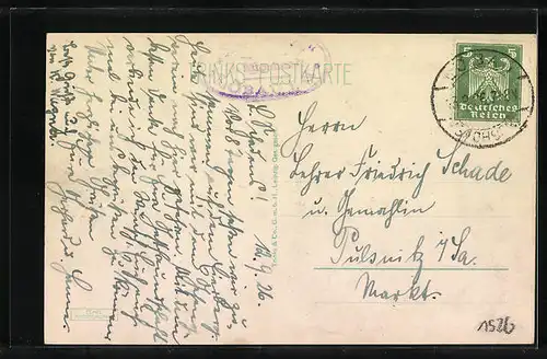 AK Löbau i. Sa., Generalansicht der Stadt vom Waldrand aus