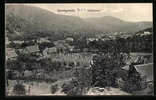 AK Wernigerode, Blick ins Mühlenthal