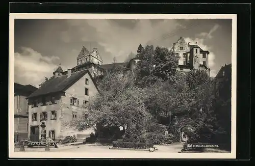 AK Meersburg a. B., Woohnhaus unter dem Schloss