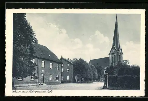 AK Schwarzenbek, Platzpartie vor der Kirche