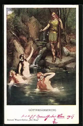 AK Nibelungen, Szene aus Götterdämmerung