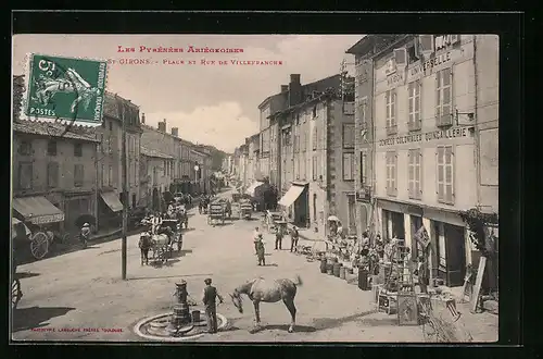 AK St-Girons, Place et Rue de Villefranche