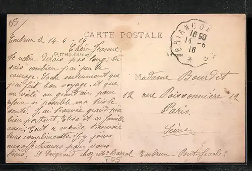 AK Embrun, Place St-Martin et rue Clovis-Hugues