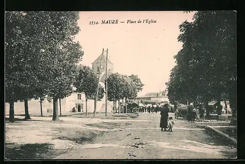 AK Mauzé, Place de l`Église