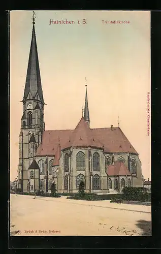 AK Hainichen i. Sa., Trinitatiskirche