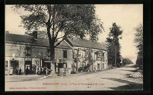 AK Bonsmoulins, Place de l`Orme et Rue de Laigle