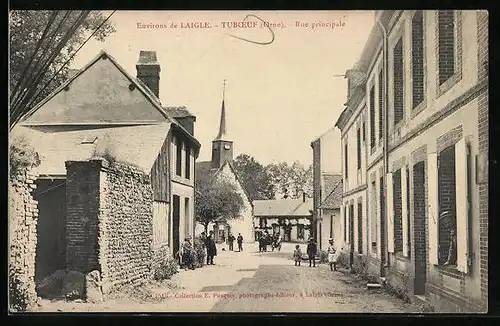 AK Tuboeuf, Rue principale, Strassenpartie