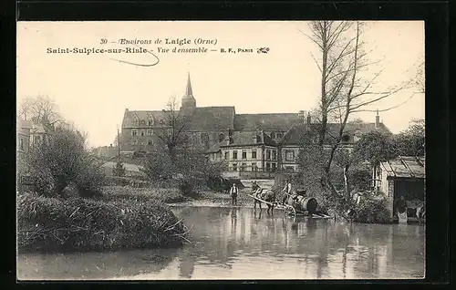 AK Saint-Sulpice-sur-Risle, Vue d`ensemble