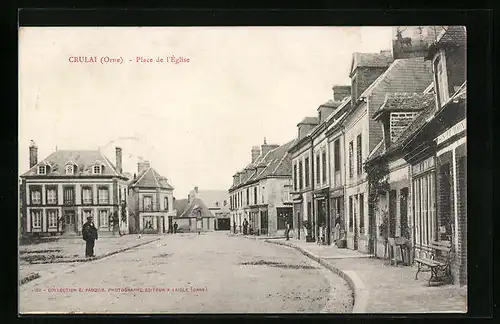 AK Crulai, Place de l`Église