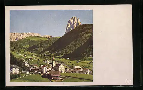 AK St. Ulrich in Gröden, Totalansicht