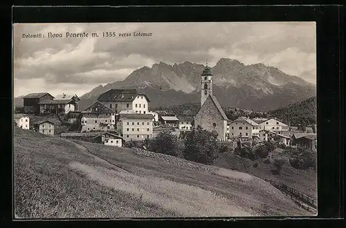 AK Nova Ponente, Panorama verso Latemar