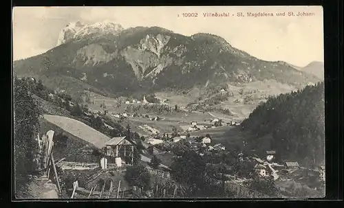 AK St. Magdalena, Totale mit Blick auf St. Johann