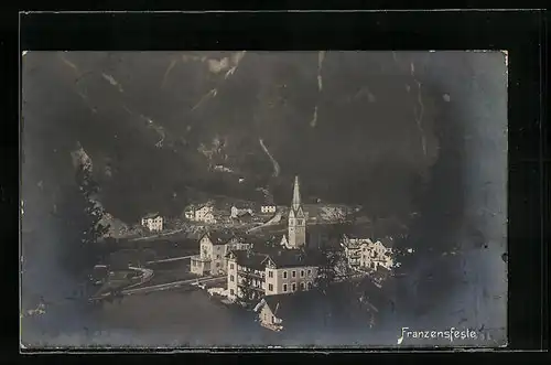 AK Franzensfeste, Totale vom Berg aus gesehen