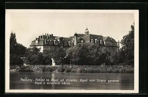 AK Piestany, Royal vom Strand gesehen