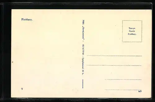 AK Piestany, Palace Sanatorium Dr. Brezny