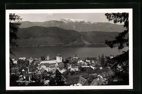 AK Millstatt a. See, Teilansicht mit Kirche