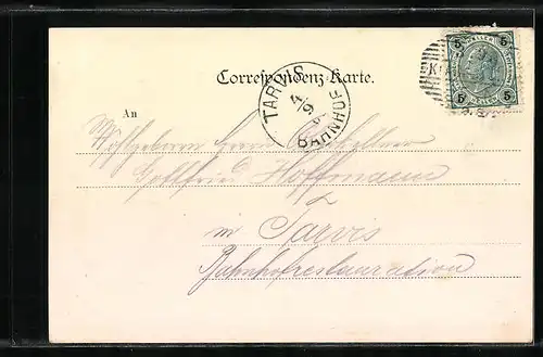 AK Klagenfurt, Teilansicht vom Stadtpfarrturm