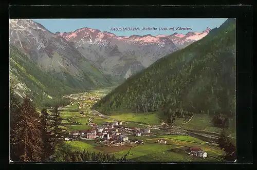 AK Mallnitz /Tauernbahn, Teilansicht