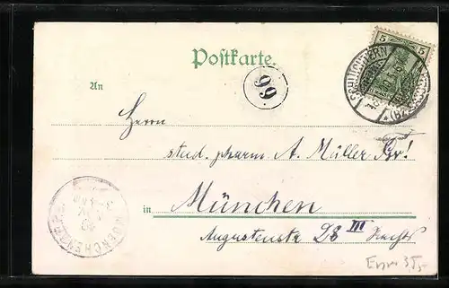 Passepartout-AK Nassau, an der Steckelsburg