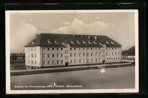 AK Meissen, Kaserne der Beobachtungs-Abt. 4, Stabsgebäude
