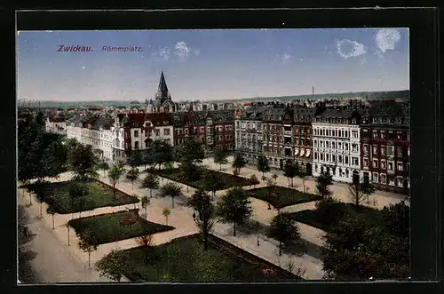 AK Zwickau, Römerplatz