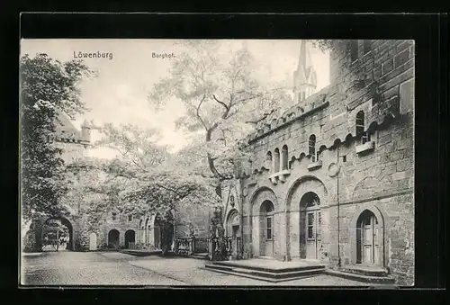 AK Löwenburg, Burghof