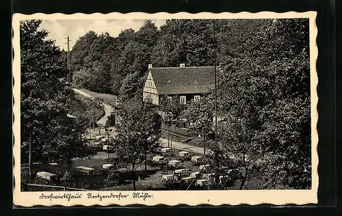 AK Reitzendorf, Gasthaus Reitzendorfer Mühle im Borsberggebiet