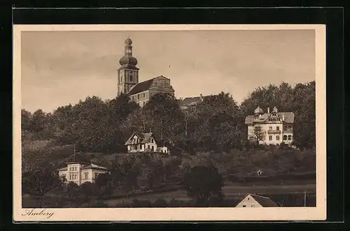 AK Amberg, Mariahilfberg mit Kirche