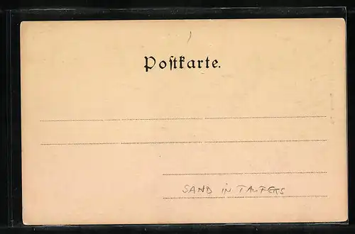 AK Sand in Taufers, Teilansicht mit Gasthaus zur Post